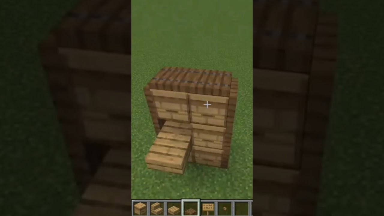 Kako napravit ormar u Minecraftu😁