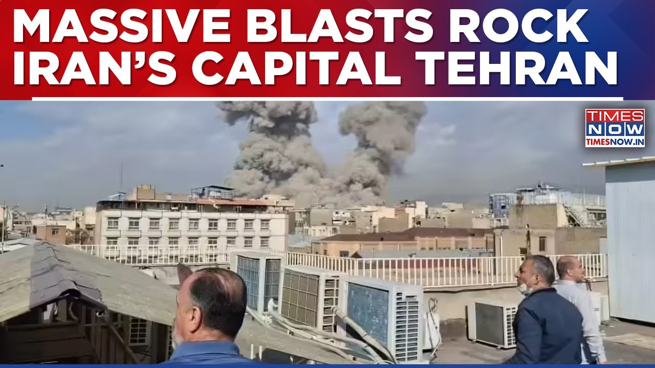 Tehran In Turmoil After US-Israel Airstrikes Pound Iran's Capital. Multiple Explosions Heard, Watch!