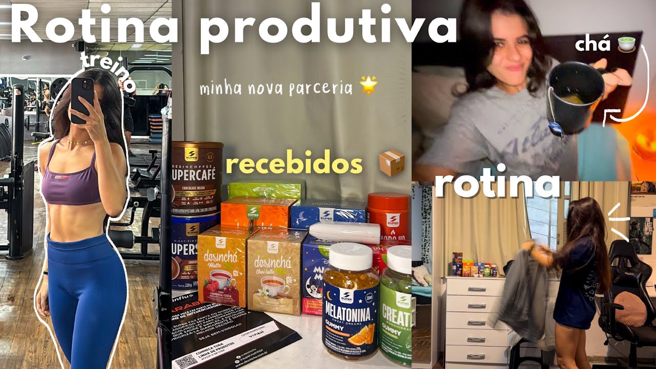 minha rotina produtiva bem realista | recebidos, treino, organização ✨🧘🏻‍♀️📦