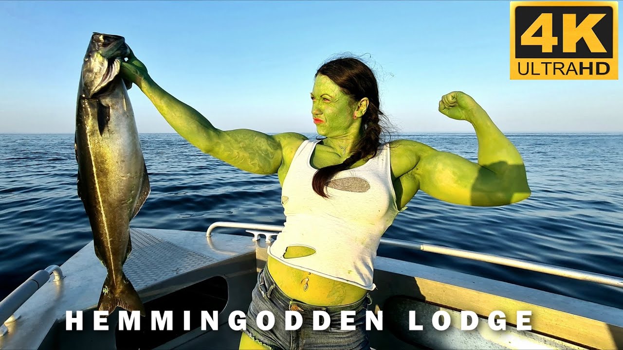 LOFOTEN - HEMMINGODDEN LODGE 2021 - May Liza Johansen - Kato Andre Bøe - Big Halibut, Big Coalfish.