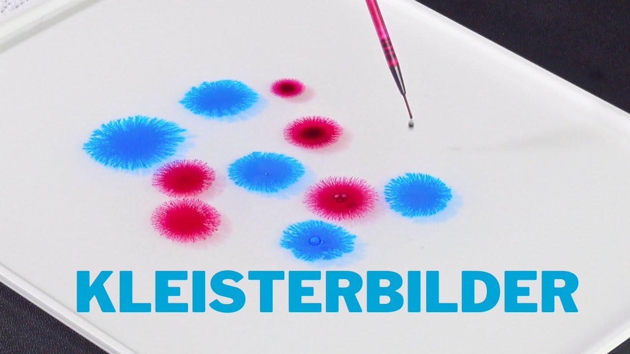 Kleisterbilder – Farbexperiment für die Kita