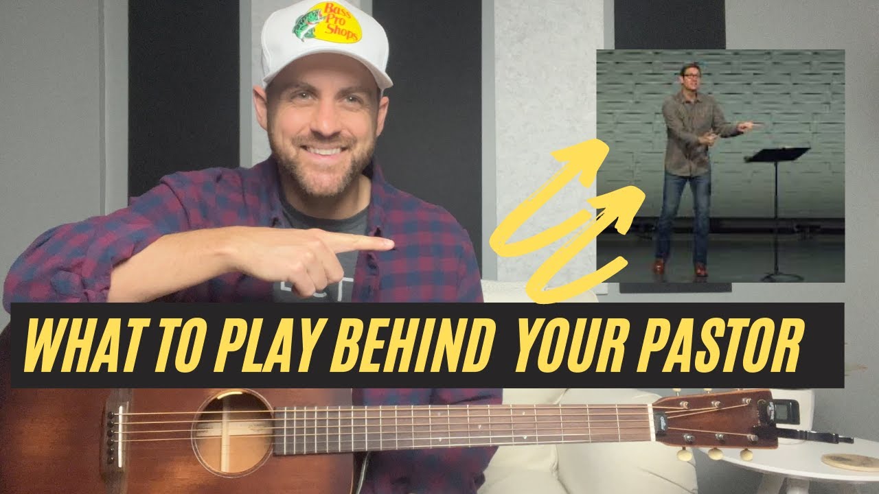 What To Play Behind Your Pastor for Announcements & Closing of Sermon