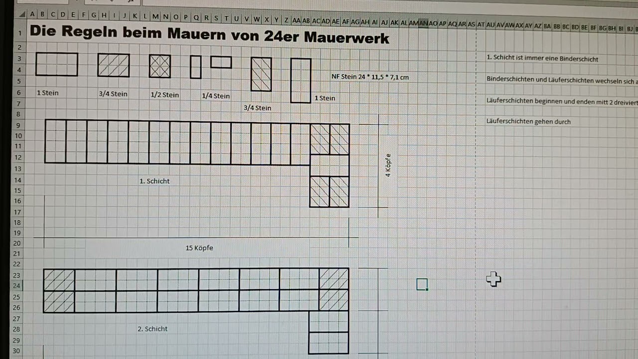 Regeln 24er Mauerwerk