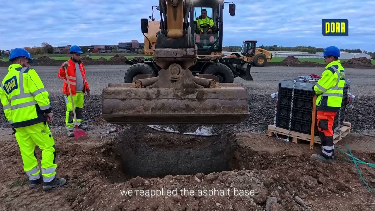 PORR Germany: Complete renovation of the runway at City Airport, Mannheim