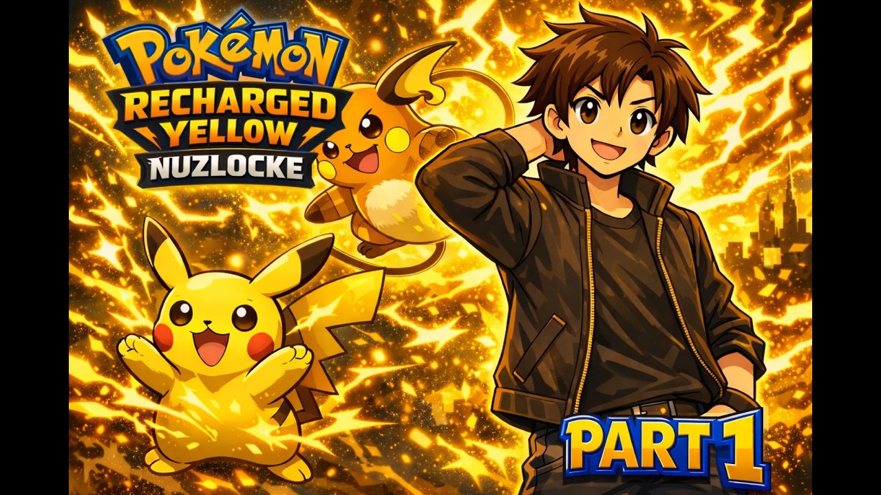 Pokemon Recharged Yellow Nuzlocke Part 1: Wir Starten ein neues Abenteuer !