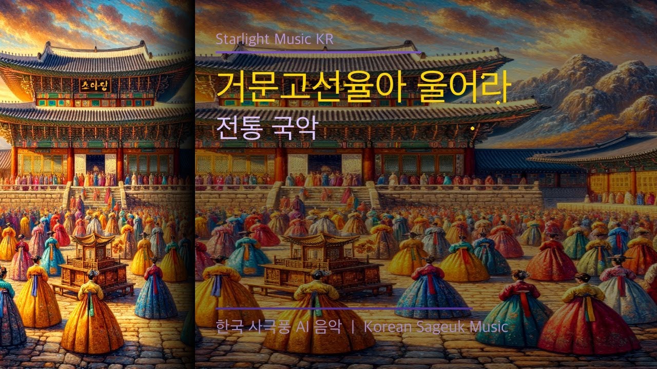 🌙 별빛음악 ｜ 거문고선율아 울어라 - 전통 국악 #playlist