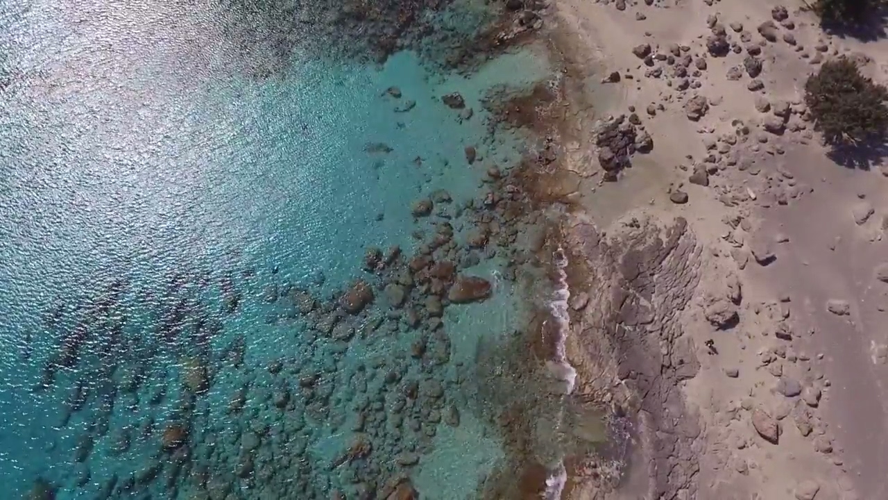 Kedrodasos Beach Kissamos Crete Greece   - DJI Drone Footage