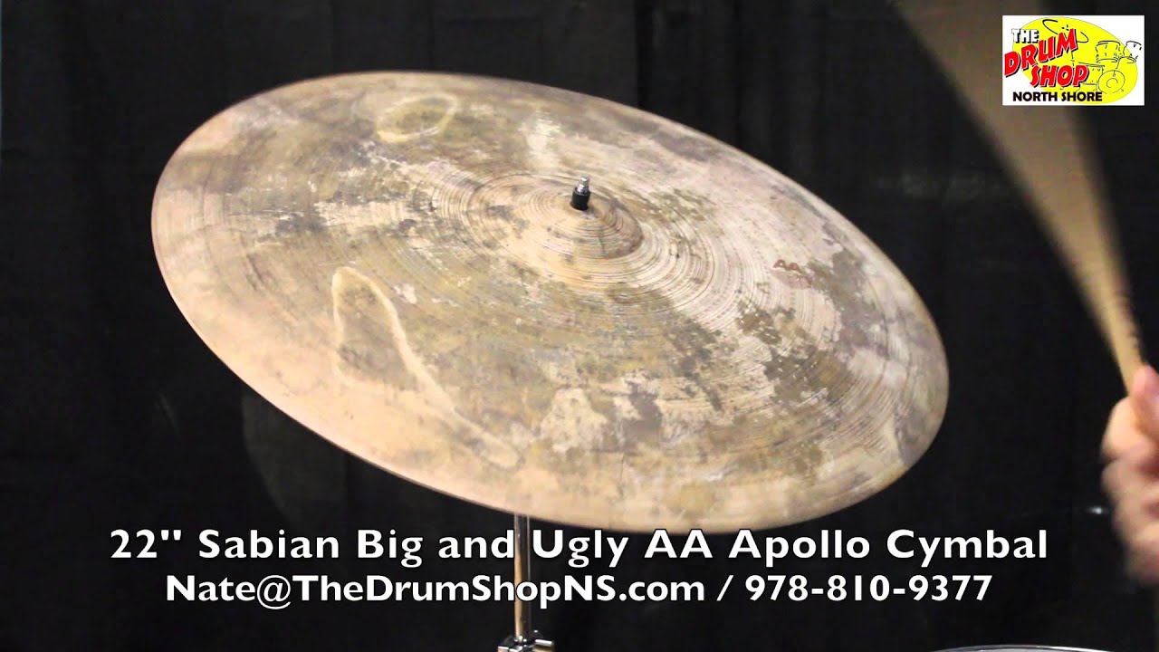 Sabian Big and Ugly AA Apollo Ride Cymbal 22'' - The Drum Shop North Shore
