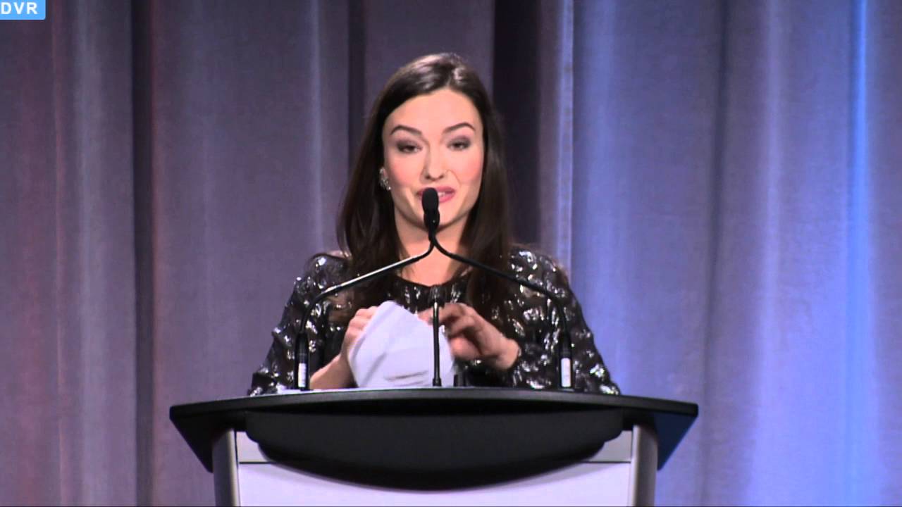 Natasha Negovanlis Presenting at the 59th CSC Awards