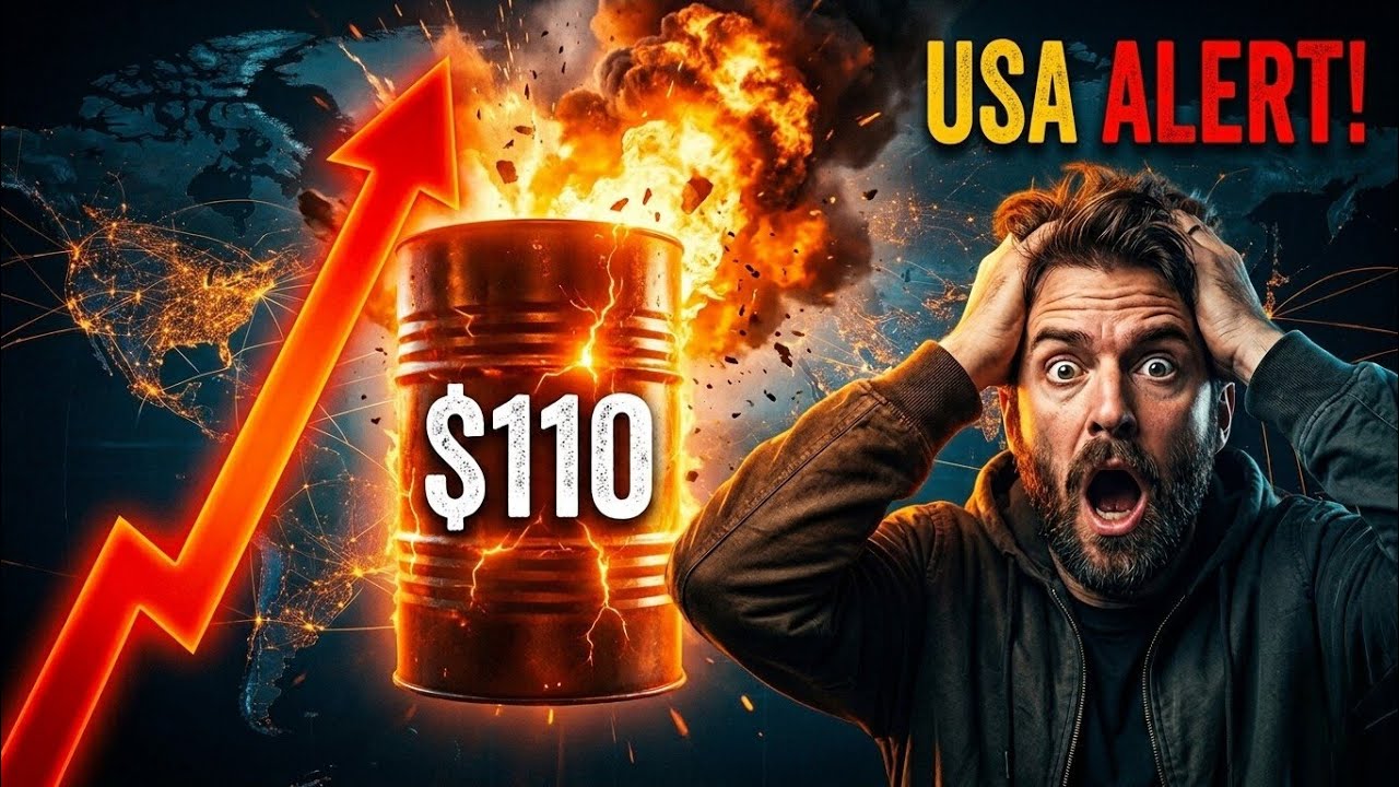 Oil Prices Surge Toward $110 | Energy Crisis Warning, Gas Prices Rising, Inflation Risk Explained