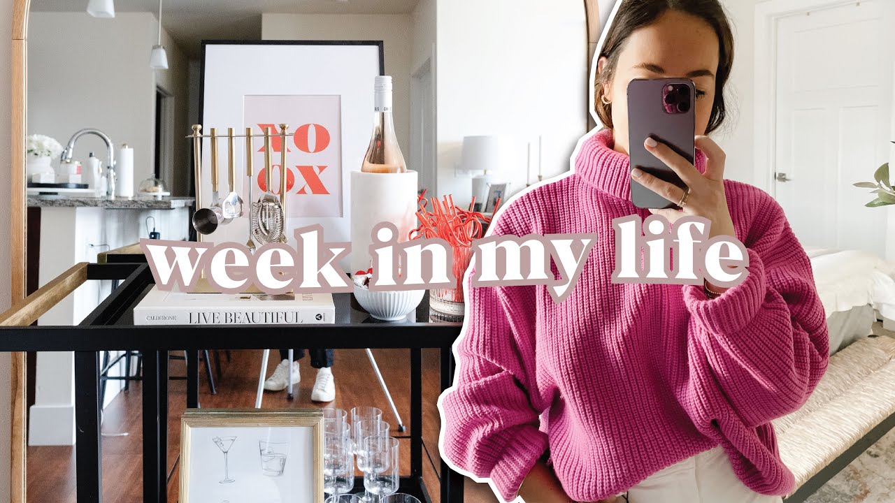WEEK IN MY LIFE: valentines day decor, house updates + HUGE clothing haul | By Sophia Lee