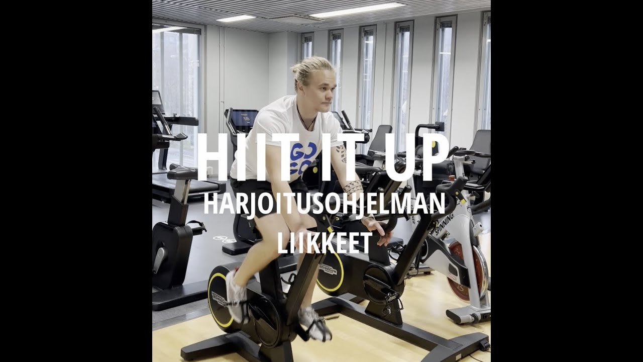 HIIT IT UP -harjoitusohjelman liikkeet