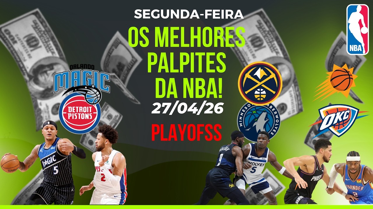 BEST BASKETBALL (NBA) PREDICTIONS FOR TODAY 04/27/26 (WE ARE IN THE PLAYOFFS)