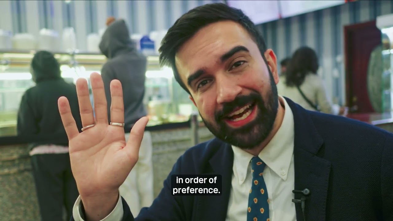 Zohran explains Ranked Choice Voting in Urdu/Hindi