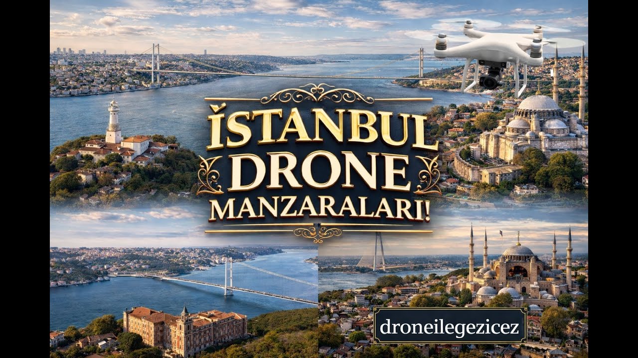 İstanbul Drone Manzaraları 4K