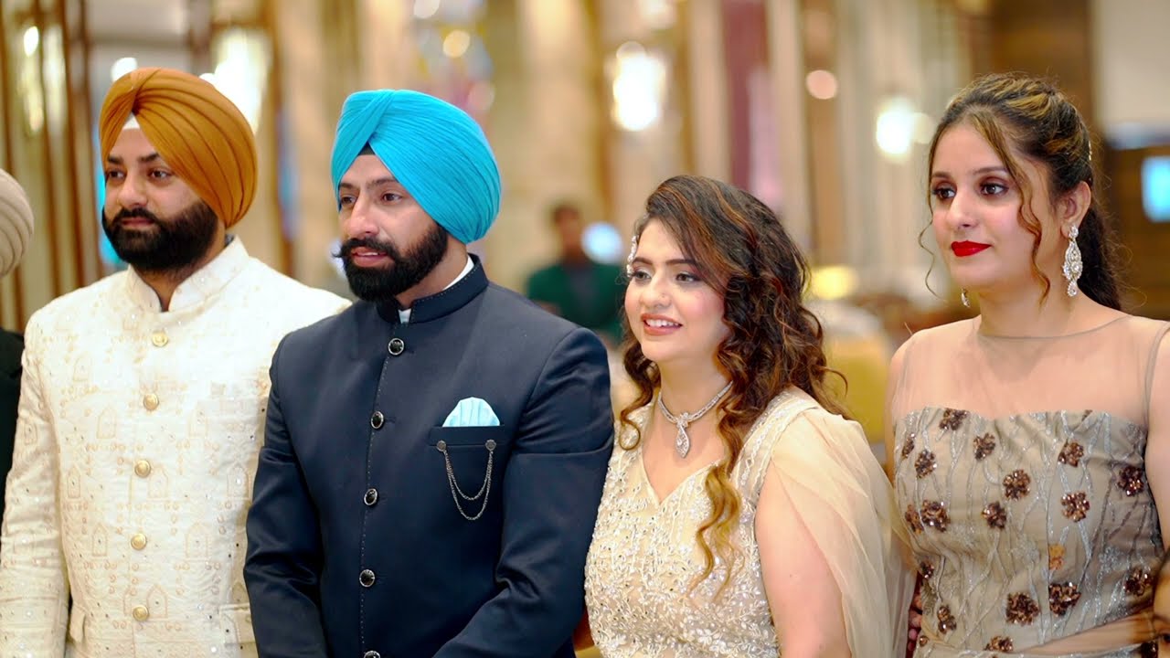 SAGAN CEREMONY FULL VIDEO - GREEN LOUNGE BANQUET . HARLEEN WITH KARAN --