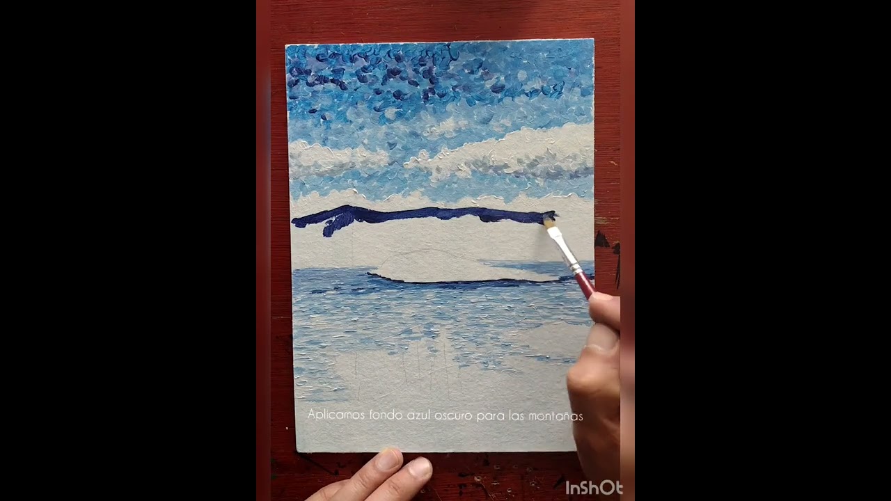 Cómo pintar paisaje impresionista. How to paint impressionist landscape.