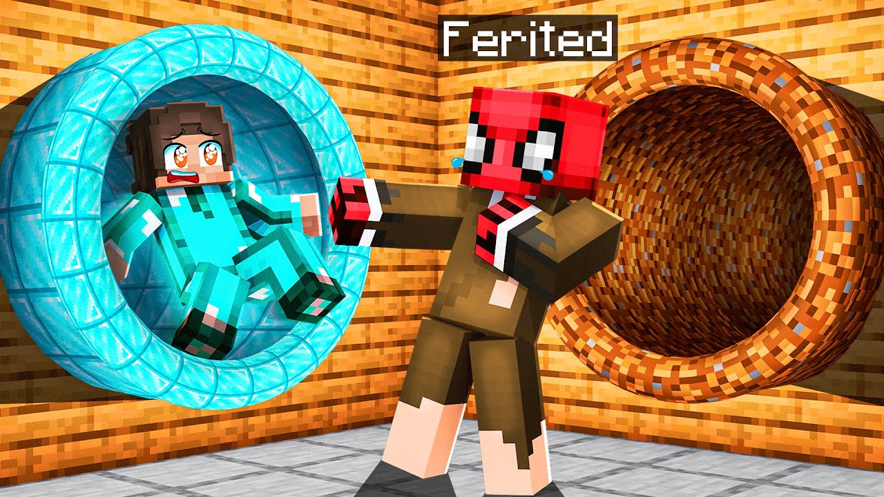 ZENGİN BORALO VS FAKİR FERİTED TÜNEL YARIŞMASI - Minecraft