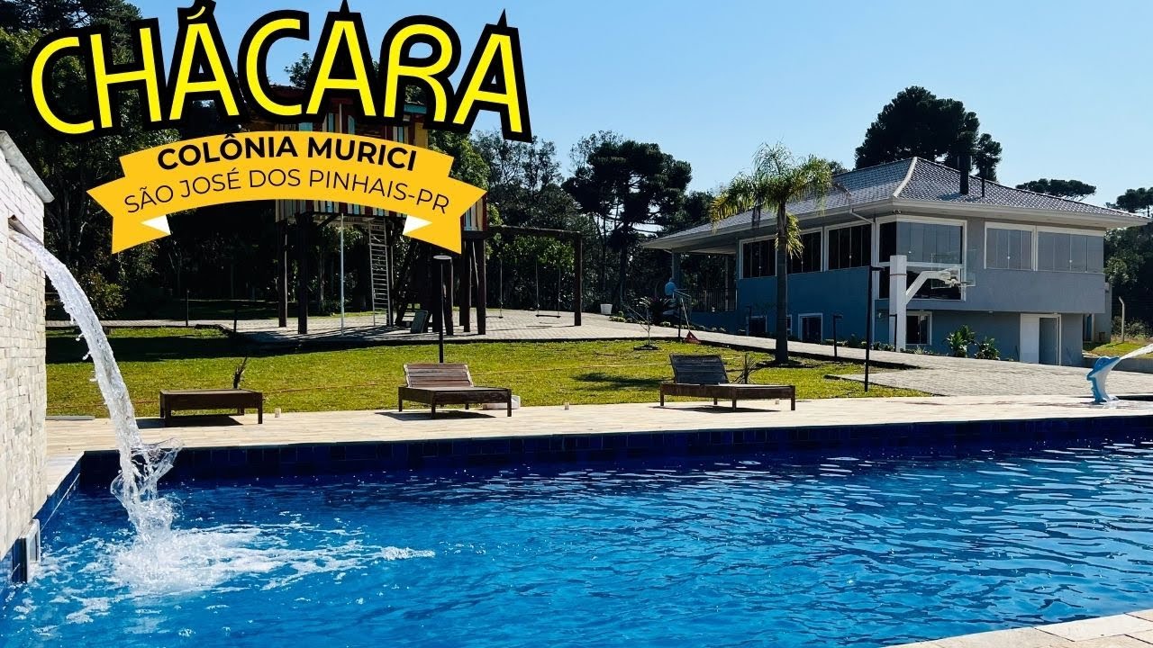 CHÁCARA ALTO PADRÃO COLÔNIA MURICI EM SÃO JOSÉ DOS PINHAIS | PORTEIRA FECHADA | 2,5 milhões