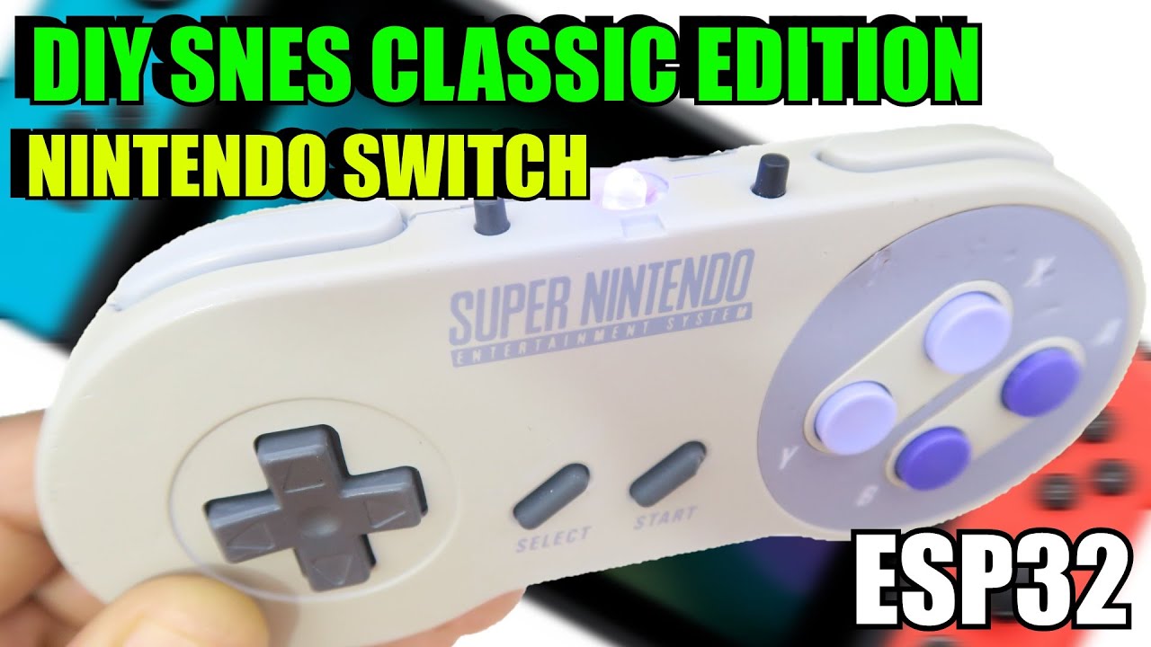 CONTROL SNES CLASSIC EDITION para NINTENDO SWITCH TUTORIAL DIY BUILD