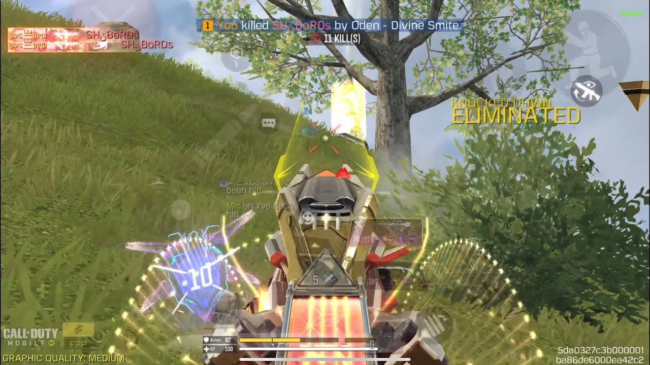 MAX LEVEL MYTHIC ODEN IS TOO OP 😰🤯 (CODM BATTLEROYALE)