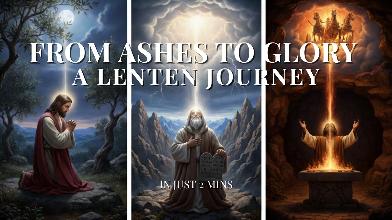 FROM ASHES TO GLORY: A LENTEN JOURNEY. #god #jesus #holyspirit #lent  #viralshorts #fasting #fyp