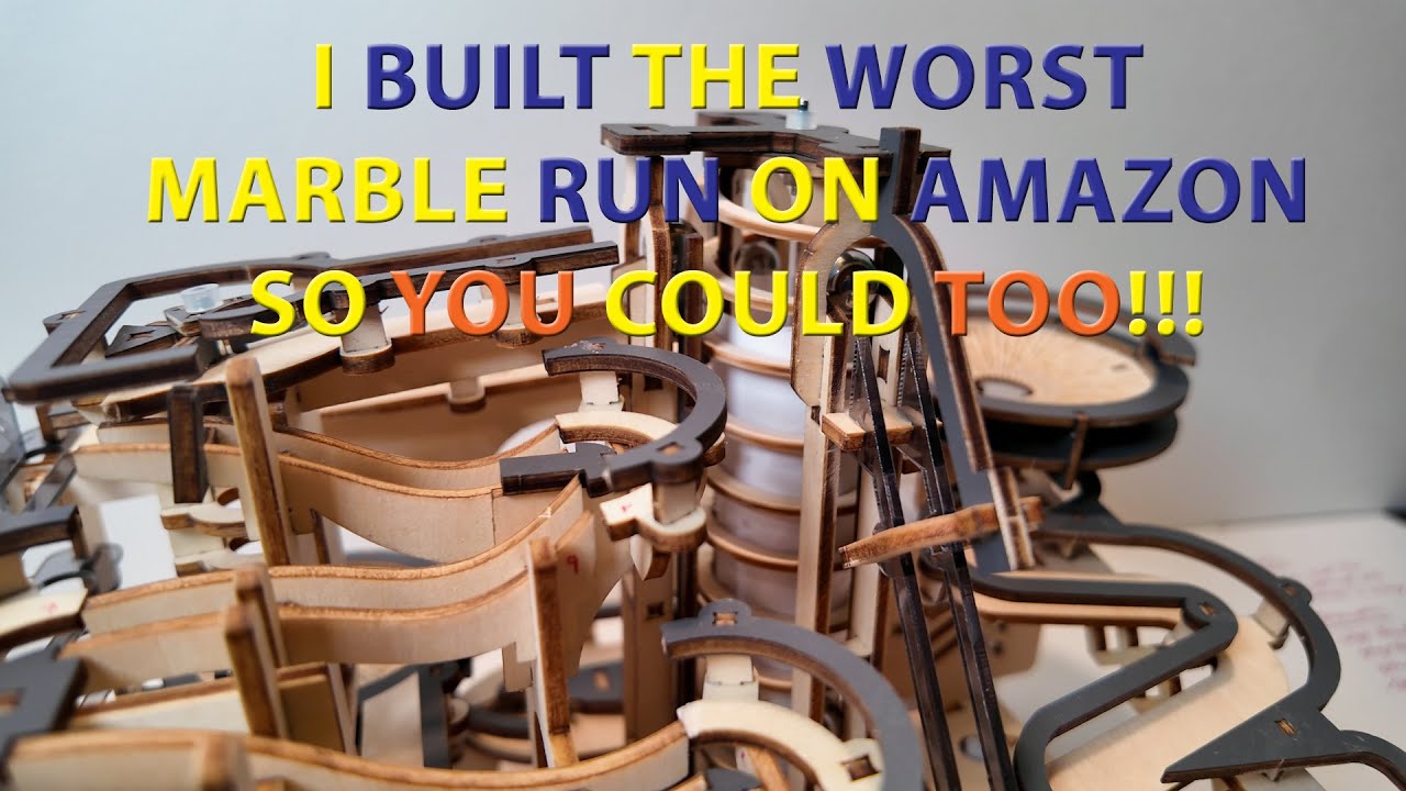 I built the worst Marble Run on Amazon so you can build it too!
