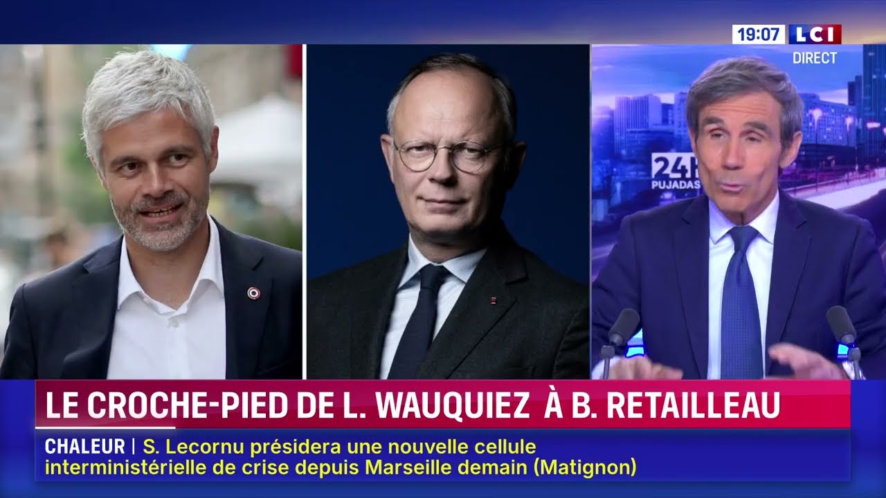 Wauquiez l&acirc;che Retailleau : le coup de tonnerre de la droite | 24h Pujadas