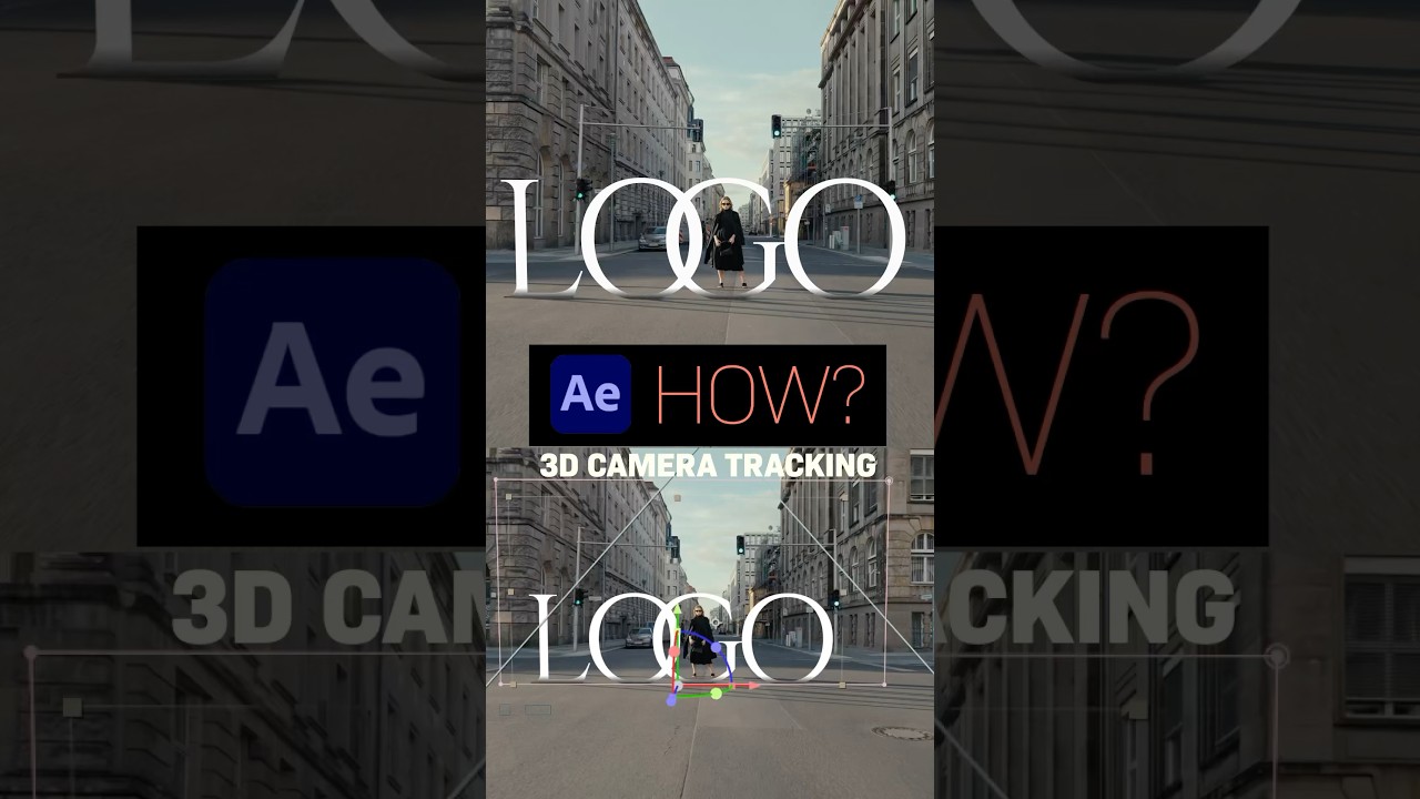 How to Put Your Logo Into Any Scene Easily! 3D Camera Tracking in After Effects.
