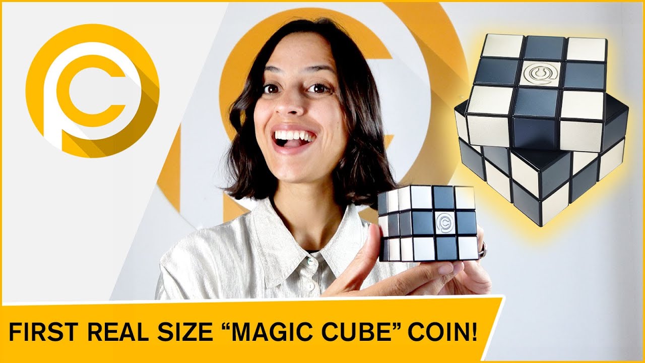 FIRST REAL SIZE "MAGIC CUBE" COIN!