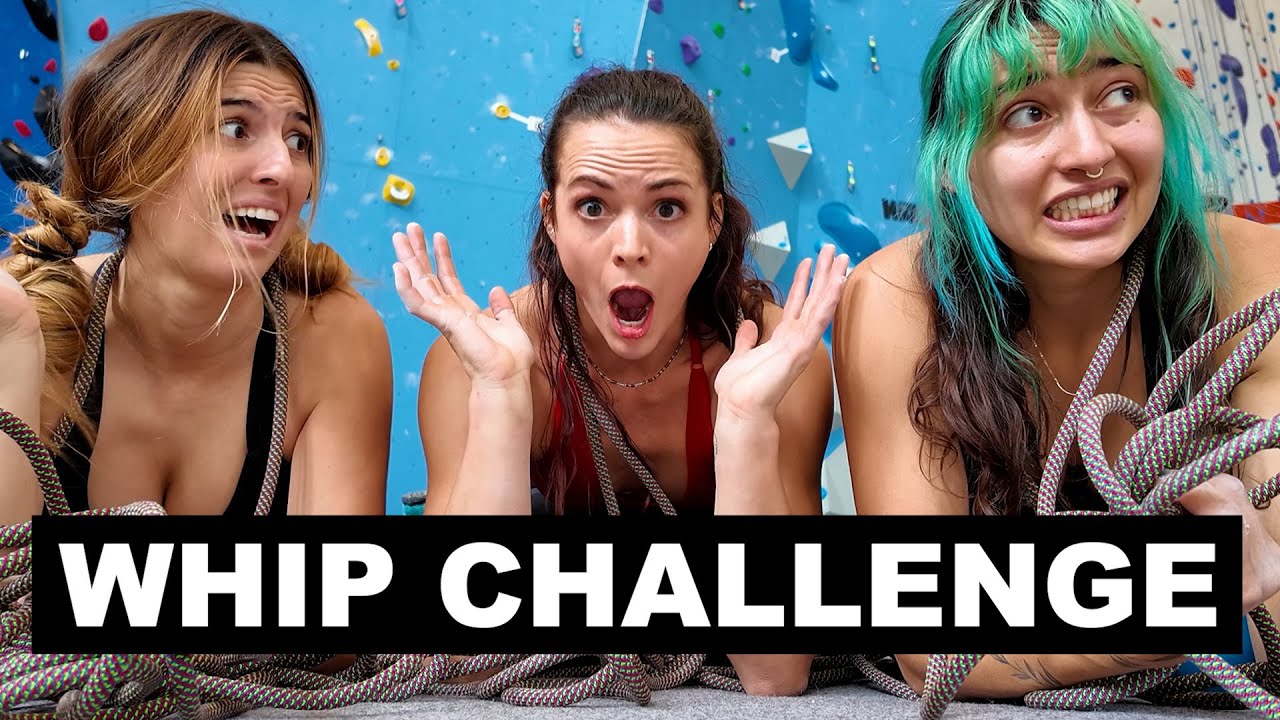Who will take the BIGGEST WHIP?! 😵‍💫 Climbing Challenge with Viral Stunt Artist @CorinneNicewick