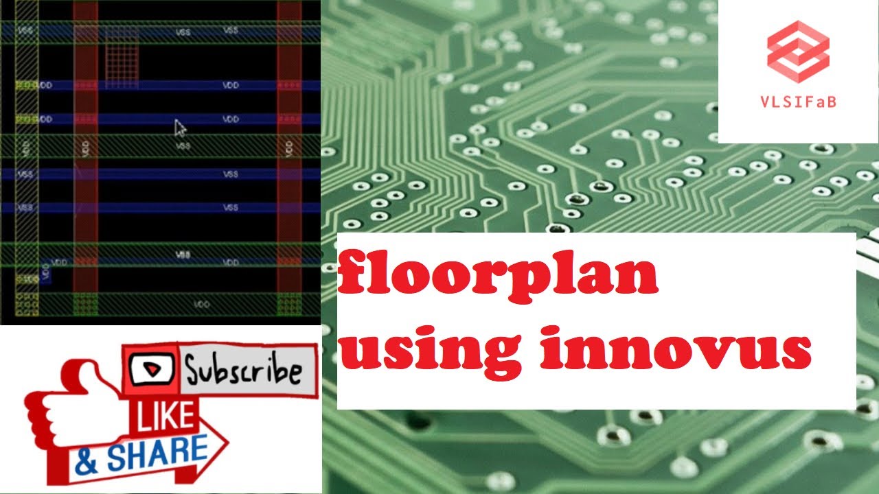 FLOORPLAN USING INNOVUS ( PART2/3) | PHYSICAL DESIGN | ASIC | ELECTRONICS | VLSIFaB