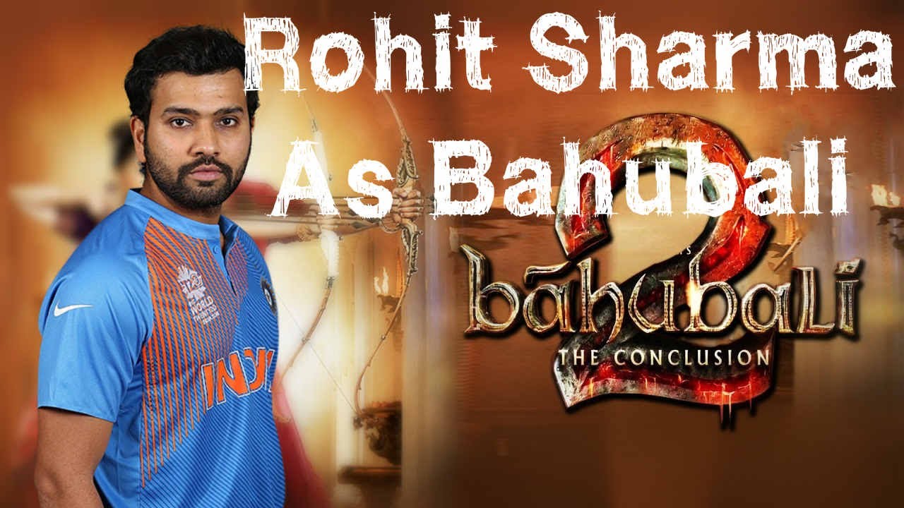 Rohit sharma as bahubali