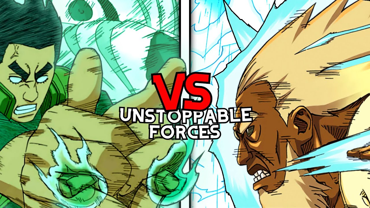 Guy vs The 3rd Raikage is SUPER Close!