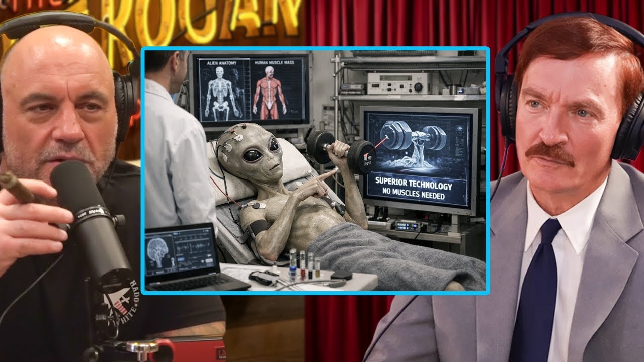 Joe Rogan: Why Don’t Aliens Need Muscles? 🤔
