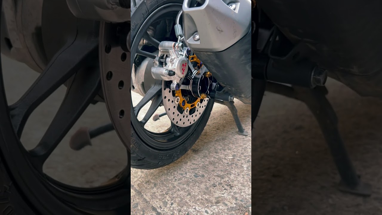 Honda Click V3 2024 Rear Disc Conversion #gorillamotors #hondaclick