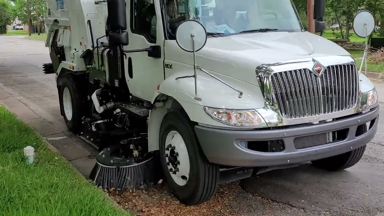 TYMCO Street Sweeper in ACTION