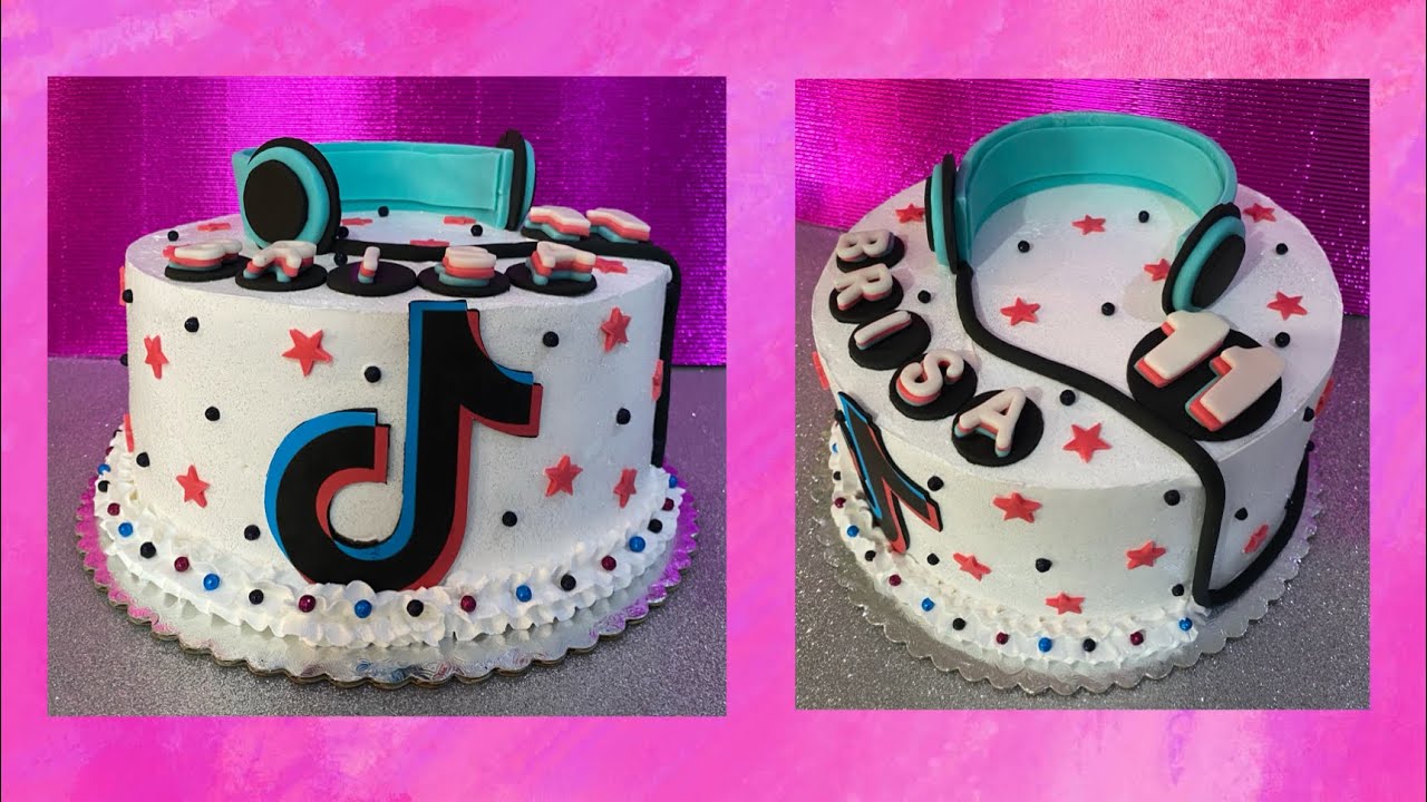 Pastel de TikTok- TikTok Cake- Ruby’s Sprinkle Cakes