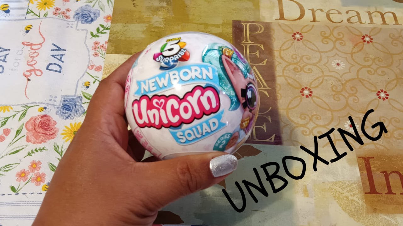 unboxing newborn unicorn / esfera sorpresa de un bebe unicornio