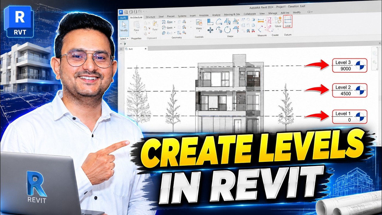 How to Create Levels in Revit | Step-by-Step Tutorial for Beginners #RevitTutorial #BIM 