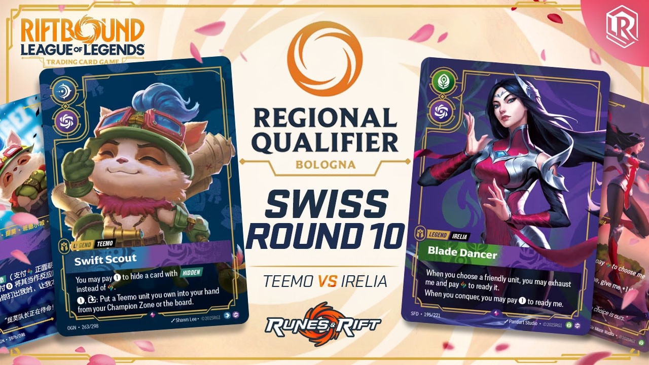 Riftbound Regional Bologna - Teemo vs Irelia - Round 10 | Spiritforged