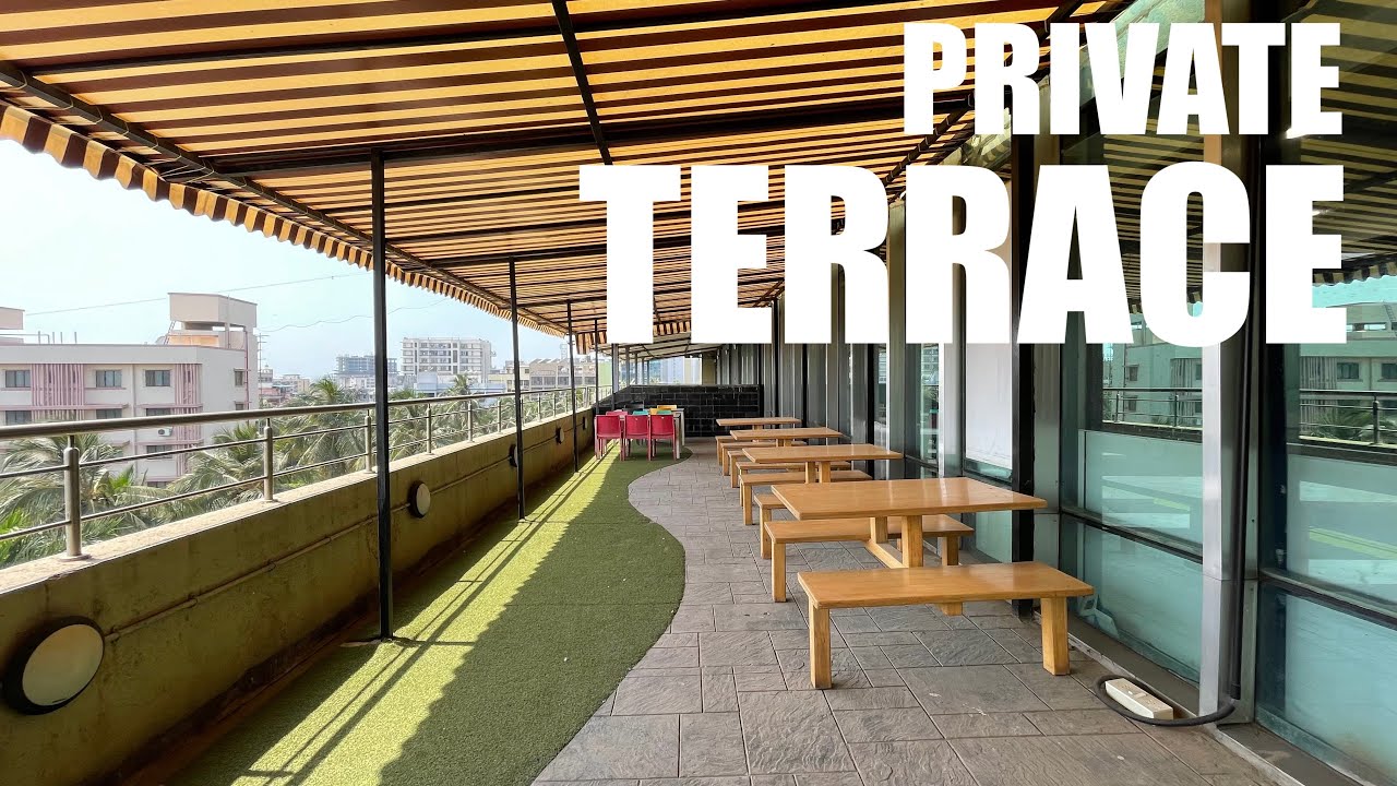 Rare furnished office with a TERRACE for rent in Andheri East