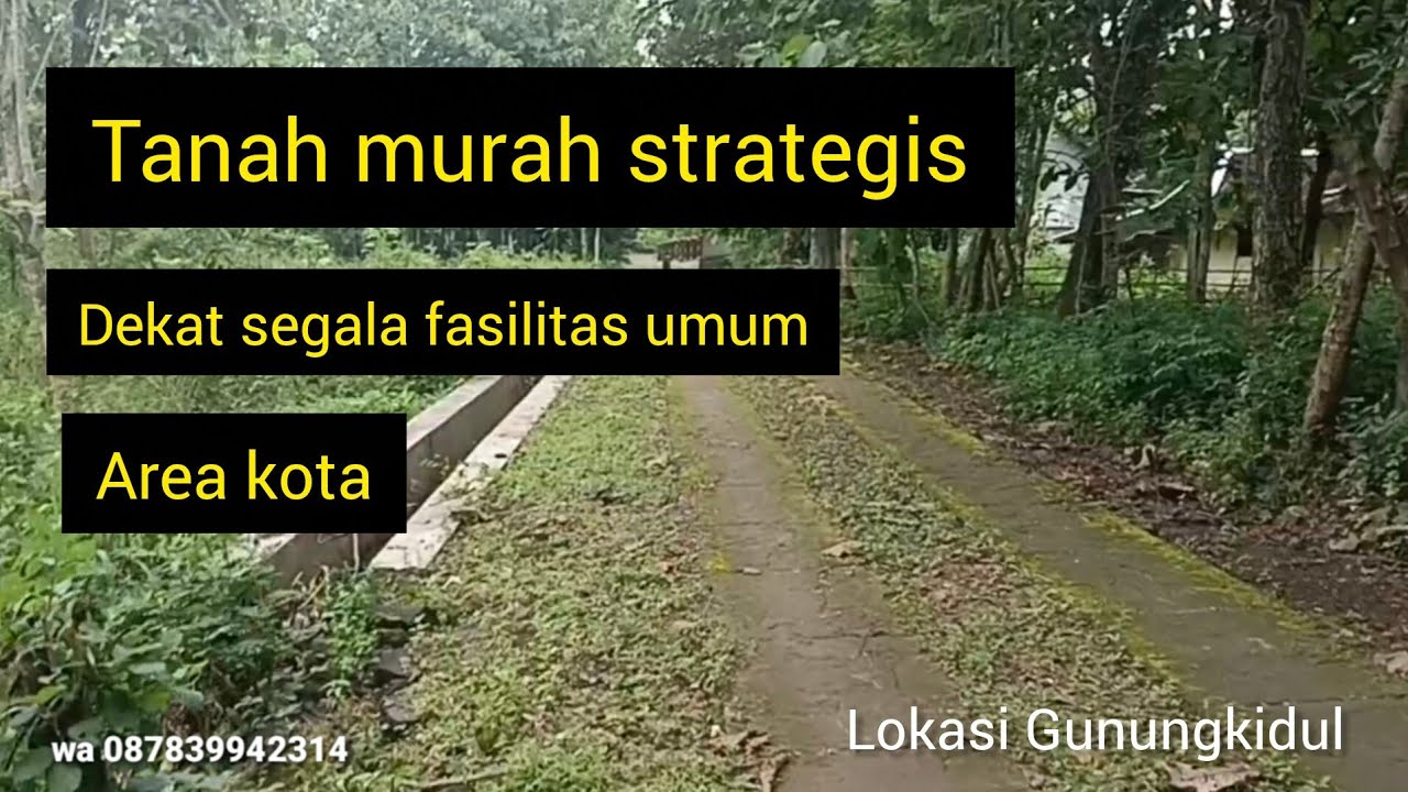 TANAH MURAH DIPUSAT KOTA  👍👍👍
