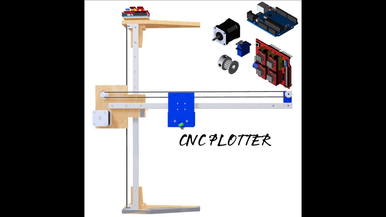 CNC Pen Plotter (GRBL+Arduino based CNC machine)