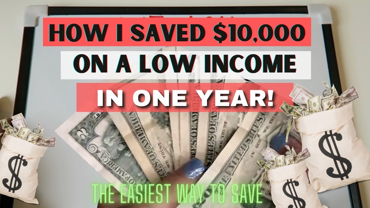 HOW I SAVED $10,000 ON A LOW INCOME | EASIEST WAY TO SAVE MONEY IN 2023
