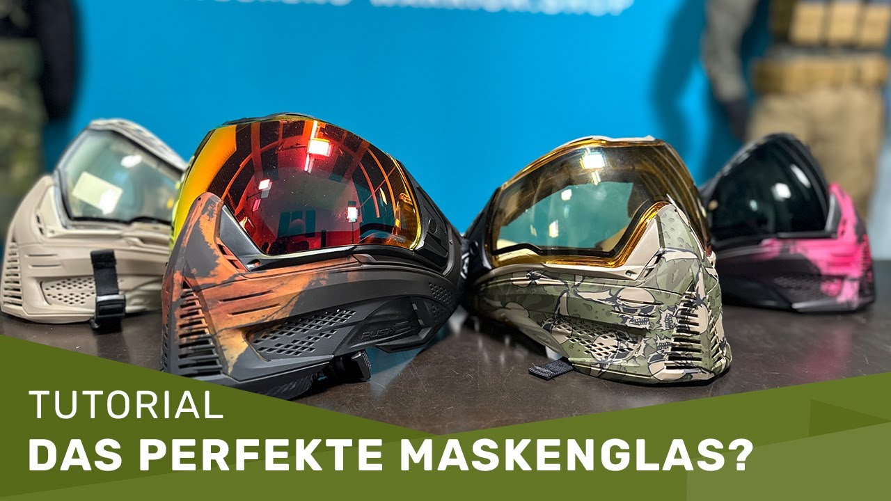 Tutorial: Das perfekte Maskenglas für meinen Paintball Spieltag! (Farbe)