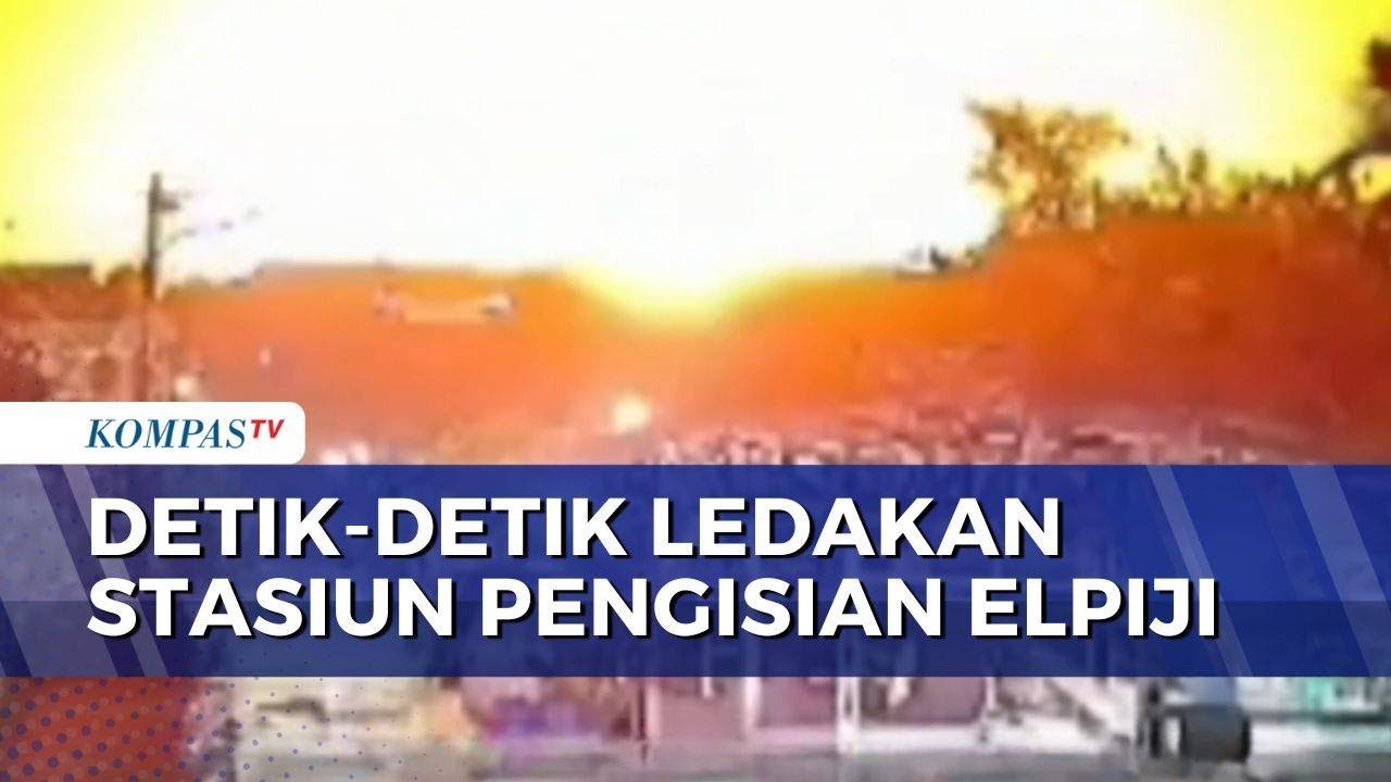 CCTV Rekam Detik-Detik Ledakan dan Kebakaran SPBE di Cimuning Bekasi | KOMPAS PETANG