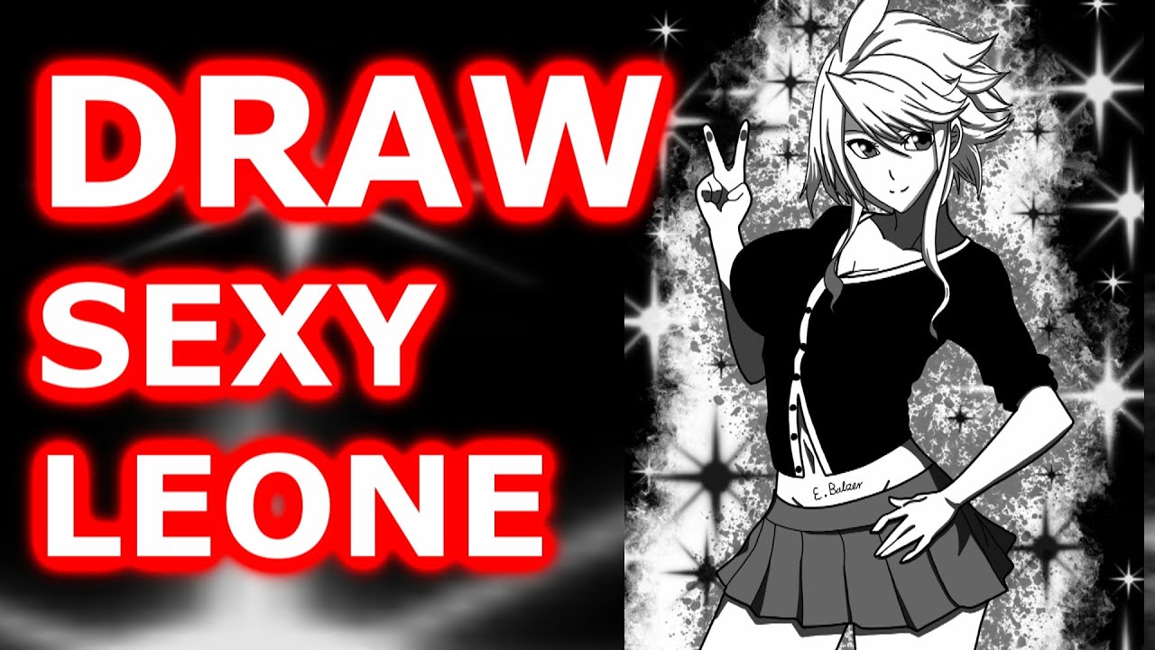 Drawing Digital SEXY Leone Black & White from Akame ga Kill I Drawing E. Balzer