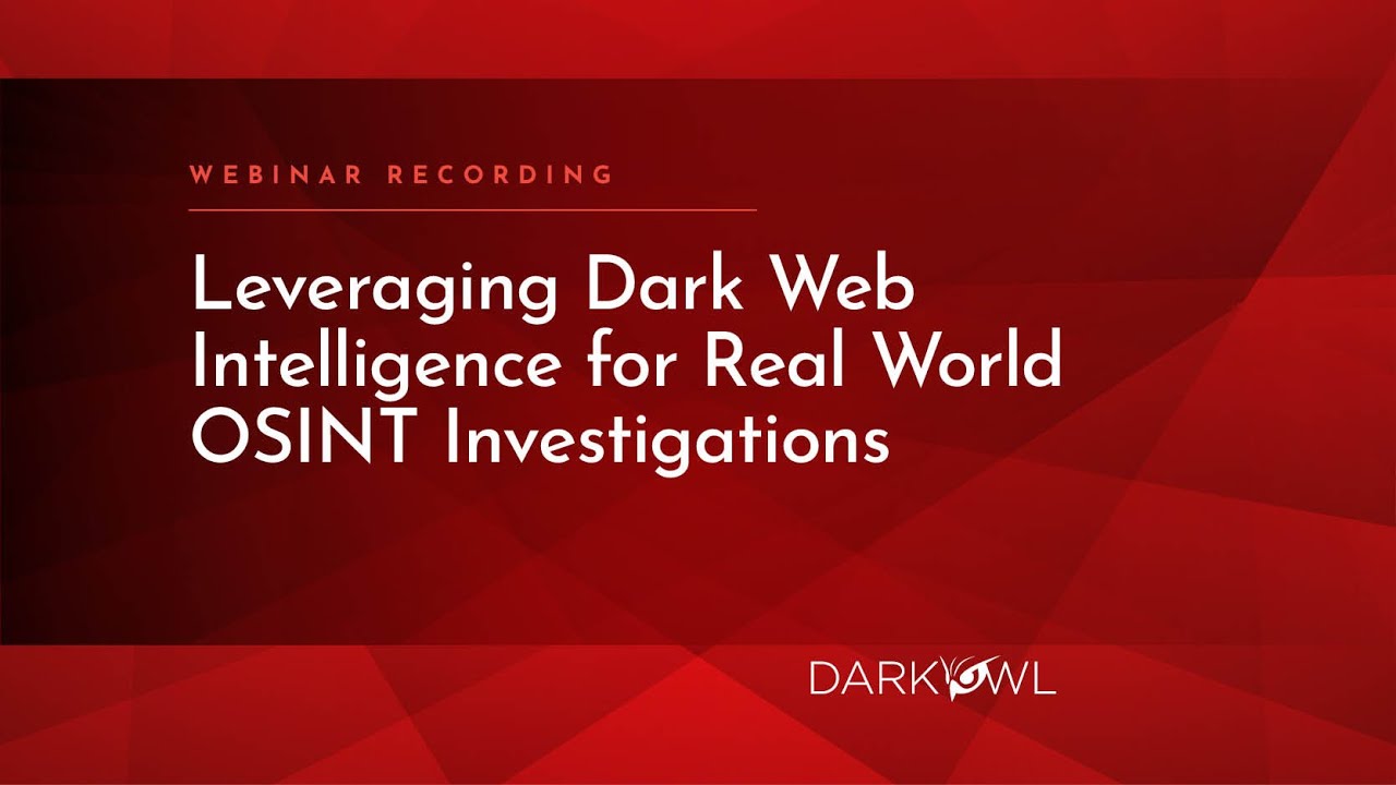 Leveraging Dark Web Intelligence for Real World OSINT Investigations