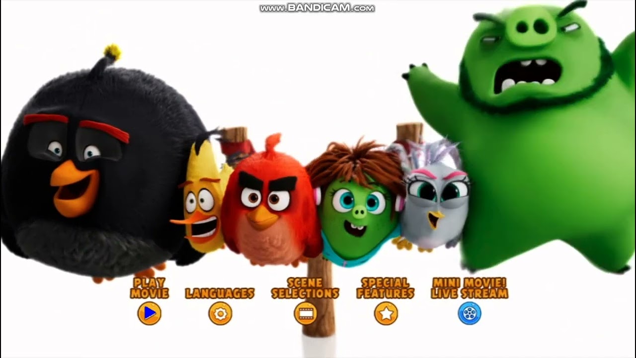 The Angry Birds Movie 2 DVD Menu Walkthrough